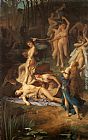 Famous Orpheus Paintings - Death of Orpheus